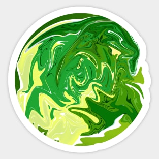 Green Liquify Sticker